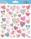 Samolepky Floral hearts