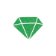 Diamantová barva IZINK Diamond - zelená, 80 ml