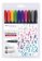 Tombow Sada štětcových fixů Fudenosuke COLOUR tvrdost 1 - hard 10 ks
