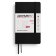 Black, Weekly Planner & Notebook Pocket (A6) 2026, Softcover, English