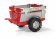 Vlečka za traktor 1osá "Farm Trailer"- stříbročervená