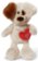Pes "Love you" 25cm plyš