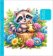 Zápisník CUTE GARDEN 10x10, 48-čistý