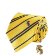 Harry Potter Kravata luxusní a pin v krabičce - Mrzimor