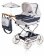 Kočárek pro panenky skládací se slunečníkem a doplňky DeCuevas - 90 cm / REBORN TOP Collection 2020