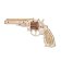 NiXiM Dřevěné 3D puzzle - Revolver mechanický