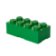 Svačinový box LEGO - tmavě zelený