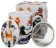 Porcelánový hrnek s čajovým sítkem Cat´s World Stylish Cats