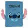 Památník plyšový A5 Stitch modrý