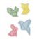 SIZZIX Thinlits vyřezávací kovové šablony - origami zvířata 8 ks