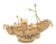 Puzzle 3D Rybářská loď 104 dílků, dřevěné