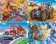 Puzzle MINI - MIX-piráti,traktor,truck,vlak/8 dílků (4 druhy)