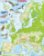 Puzzle MAXI - Mapa EVROPY geografická/87 dílků