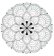 Porcelánový talířek Mandala