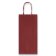 Dárková taška Allegra 140 x 85 x 390 mm, na lahev tm. červená, lahev