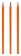 Set naplni do gumovacich per legami -orange -pack 3