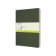 Moleskine Sešity 3 ks zelené XL, čisté