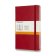 Moleskine Zápisník červený M, linkovaný, tvrdý