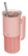 Nerezový termohrnek s brčkem Umi Peachy Pink 720ml