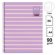 Poznámkový blok Between the Lines NB-1, A4, 90g, karton, 80 listů, linka, Mauve