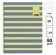 Poznámkový blok Between the Lines NB-1, A4, 90g, karton, 80 listů, linka, Lemon