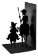 Zarážka na knihy, don quijote, černá barva, 17x10x10