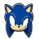 Tvarovaný polštářek - Sonic