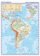 Jižní Amerika - příruční obecně zeměpisná mapa A3/1: 35 mil.