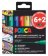 6+2 Sada popisovačů Posca PC-1M - 8 ks