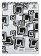 Blok BLACK & WHITE s horní plastovou spirálou A4, linka, 50 listů