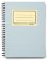 Kroužkový blok RETRO A5, čistý, 50 listů