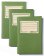 Passbook ZELENÁČ (sada 3 ks), 14x9cm, 24 listů