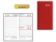Diář 2020 D802 PVC Red 90x170 mm