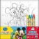 Mickeyho klubík - Omalovánky puzzle