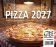 Kalendář 2027 Pizza, malý stolní, týdenní, 13 x 15 cm