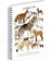 Spirálový blok Animalium - Psovité šelmy, linkovaný, A5
