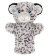 Keel Toys Keeleco plyšový maňásek na ruku eko 27 cm - Levhart sněžný