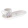 Porcelánový Espresso hrnek 90ml s podtáckem - Anděl