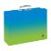 Kufřík lamino hranatý A4 Oxy Ombre - blue-green