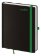 Diář 2027 týdenní B6 Black Green s poutkem na propisku