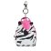 Squishmallows batůžek na klíče Zebra Tracey