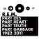 CD R.E.M. - PART LIES, PART HEART,...