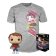 Funko POP & Tee: Back to the Future - Marty w/Hoverboard (velikost S)
