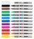 Akrylové popisovače Kreative Marker Selection 12ks