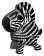 EUGY 3D kartonová skládačka - Zebra
