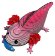 EUGY 3D kartonová skládačka - Axolotl