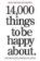 14,000 Things To Be Happy About