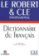 Le Robert & CLE international: Dictionnaire du francais