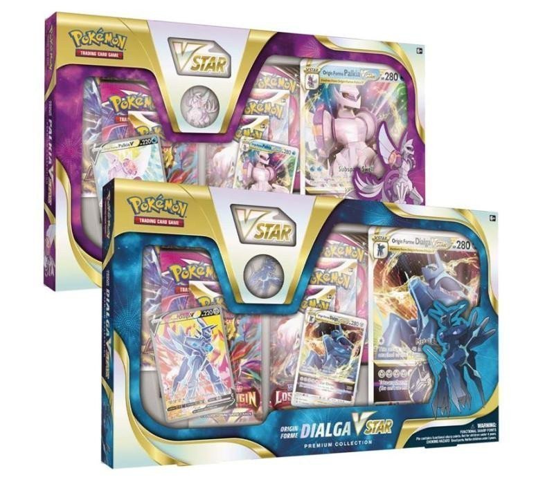 Pok mon TCG Origin Forme VStar Premium Collection Palkia Dialga