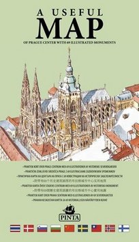 A USEFUL MAP - Praktická mapa centra Prahy s 69 ilustracemi historických  památek (zelená) | Knihkupectví LUXOR